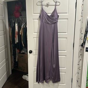 Purple formal dress